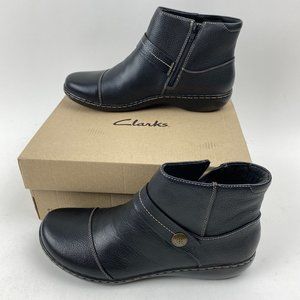Clarks Collection Leather Ankle Boots 11